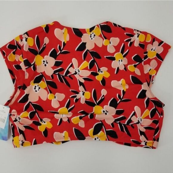 Plus Size! Slimming Control Tie-Front Bikini Top  - Picture 6 of 7